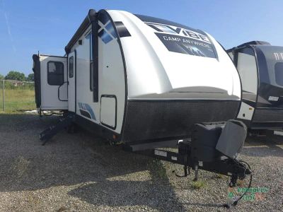 2022 Forest River RV Vibe — front three-quarter view