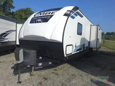 2022 Forest River RV Vibe — rear three-quarter view