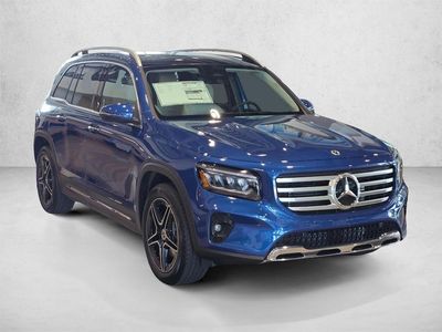 2026 Mercedes-Benz GLB 250 GLB 250 SUV in Starling Blue — front three-quarter view
