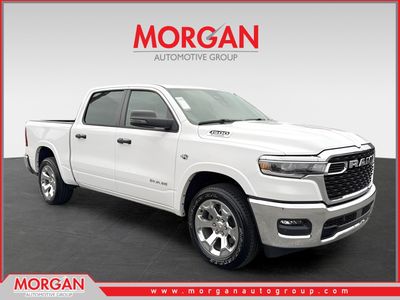 2026 Ram 1500 Big Horn/Lone Star in White — front three-quarter view