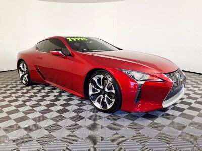 2018 Lexus LC — rear three-quarter view