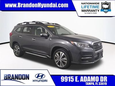 2021 Subaru Ascent Touring in Gray — front three-quarter view