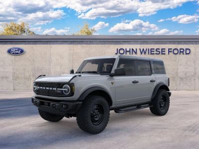 2026 Ford Bronco BADLANDS 4DR 4X4 in Avalanche Gray — front three-quarter view
