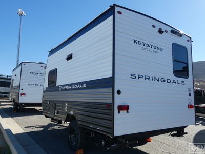2026 Keystone Springdale Mini — rear three-quarter view