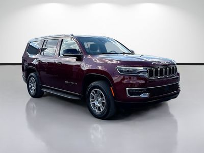 2024 Jeep Wagoneer Base in Red — front three-quarter view