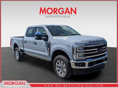 2026 Ford F-250SD King Ranch in Gray — front three-quarter view