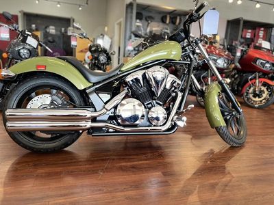 2024 Honda Fury in GREEN — front three-quarter view