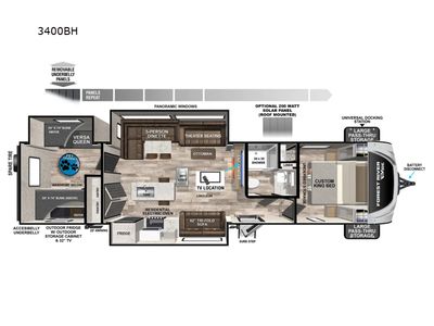 2025 Forest River RV Vibe — engine compartment view