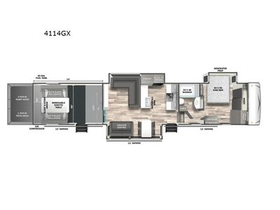 2025 Forest River RV Stealth — engine compartment view