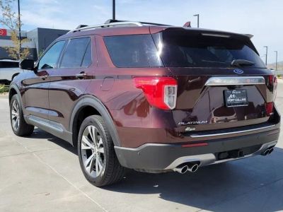 2020 Ford Explorer — rear three-quarter view