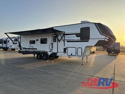 2026 Keystone RV Arcadia Super Lite — front three-quarter view