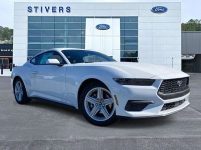 2026 Ford Mustang EcoBoost in Oxford White — front three-quarter view