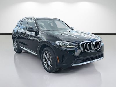 2023 BMW X3 xDrive30i in Black — front three-quarter view