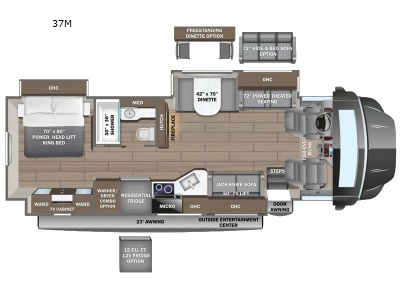 2027 Accolade 37M in DAYBREAK — front three-quarter view