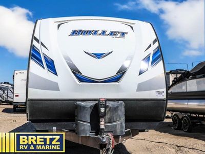 2019 Keystone Bullet — rear three-quarter view