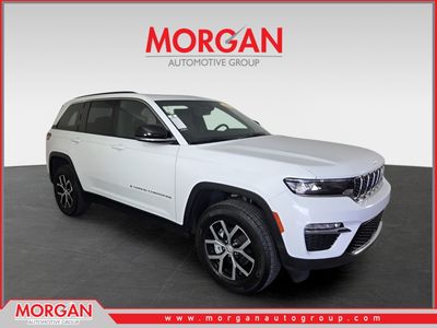 2025 Jeep Grand Cherokee Limited in White/off-white — front three-quarter view