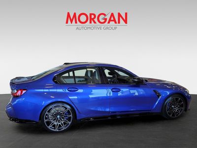 2025 BMW M3 — rear three-quarter view