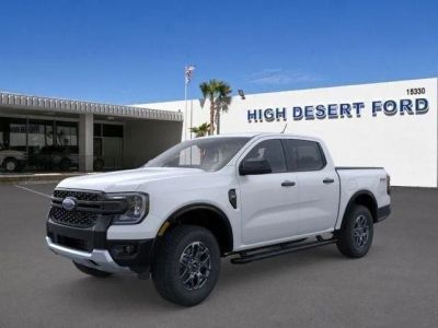 2025 Ford Ranger XLT in Oxford White — front three-quarter view