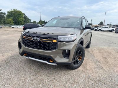 2026 Ford Explorer Tremor in Gray — front three-quarter view