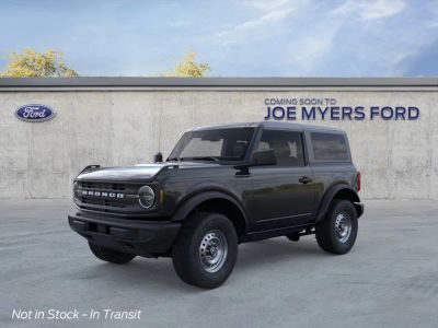 2026 Ford Bronco in Shadow Black — front three-quarter view