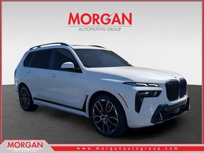 2023 BMW X7 xDrive40i in White — front three-quarter view