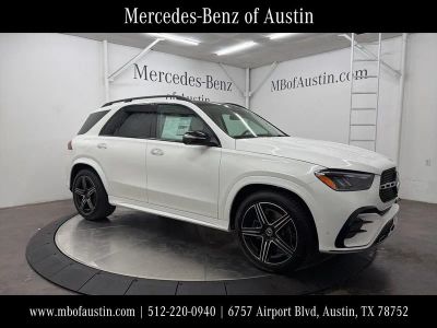 2026 Mercedes-Benz GLE 350 in Polar White — front three-quarter view