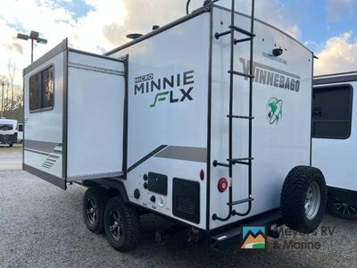 2022 Winnebago Industries Towables Micro Minnie FLX — rear three-quarter view