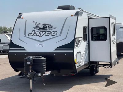 2026 Jayco Jay Feather — front three-quarter view