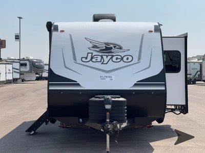 2026 Jayco Jay Feather — rear three-quarter view