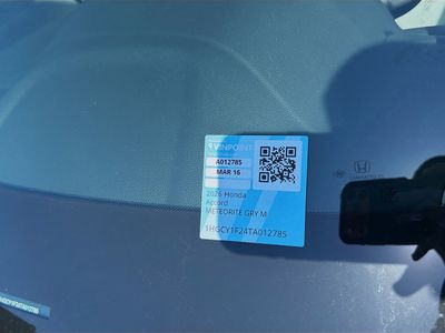 2026 Honda Accord Sedan — photo 27 view