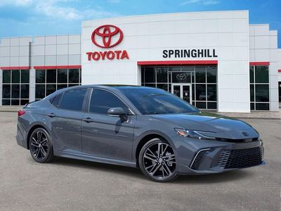 2025 Toyota Camry XSE — front three-quarter view