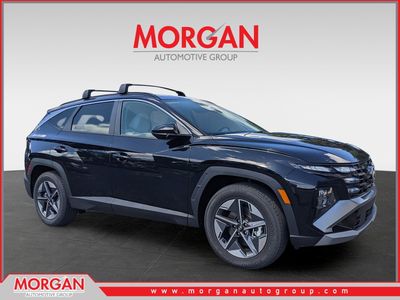 2026 Hyundai TUCSON SEL in Phantom Black — front three-quarter view