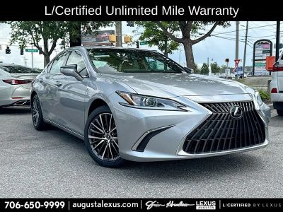 2022 Lexus ES 350 L/CERTIFIED in Iridium — front three-quarter view