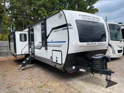 2025 Forest River RV Cherokee Alpha Wolf — front three-quarter view