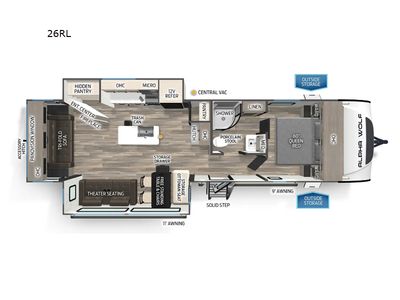 2025 Forest River RV Cherokee Alpha Wolf — photo 9 view
