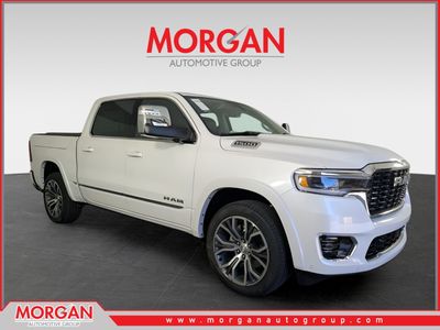 2026 Ram 1500 Tungsten in White — front three-quarter view