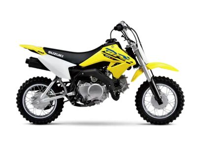 2025 Suzuki DR-Z50 — front three-quarter view