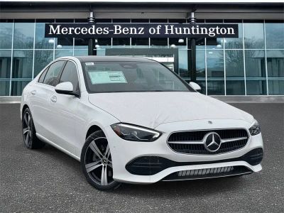 2026 Mercedes-Benz C-Class C 300 in Polar White — front three-quarter view