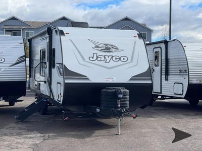 2026 Jayco Jay Feather — front three-quarter view