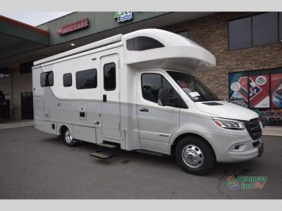 2027 Winnebago View in SILVER LUX — front three-quarter view