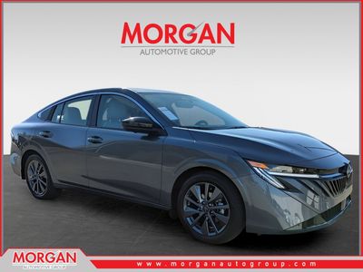 2026 Nissan Sentra SL in Gray — front three-quarter view