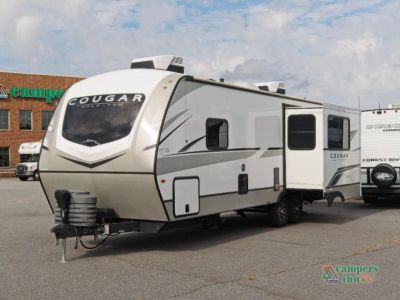 2025 Keystone RV Cougar Half-Ton — rear three-quarter view