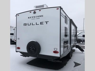 2026 Keystone RV Bullet Classic — rear three-quarter view