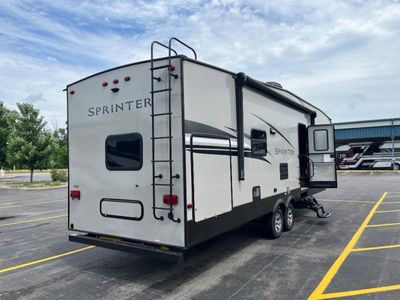 2019 Keystone RV Sprinter Campfire Edition — rear three-quarter view