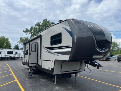 2019 Keystone RV Sprinter Campfire Edition — front three-quarter view