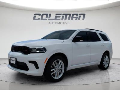 2026 Dodge Durango GT Plus in White Knuckle Clear-Coat Exterior Paint — front three-quarter view
