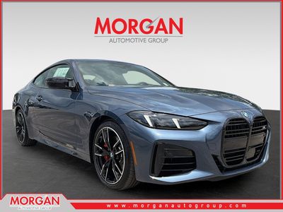 2027 BMW 4 Series M440i in Arctic Race Blue Metallic — front three-quarter view