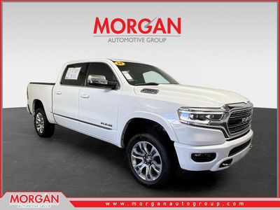 2024 Ram 1500 Limited in Bright White Clearcoat — front three-quarter view
