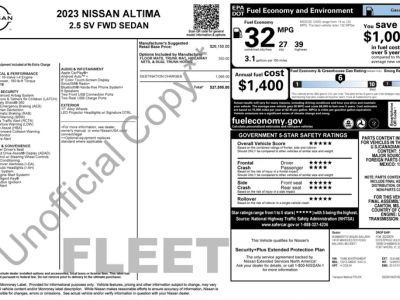 2023 Nissan Altima — side profile view