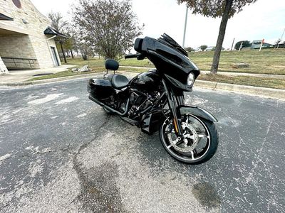 2025 Harley-Davidson FLHX - Street Glide in Vivid Black - Black Finish — front three-quarter view